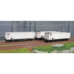 Ree models WB-581 Set of 3 refrigerated construction wagons, ice ha...