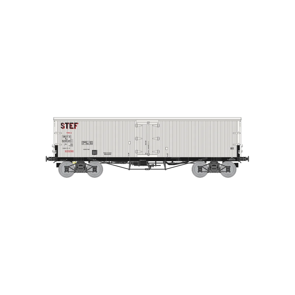 Ree models WB-580 Wagon TP FRIGO Origin, SNCF, STEF, ep. III - WB-580