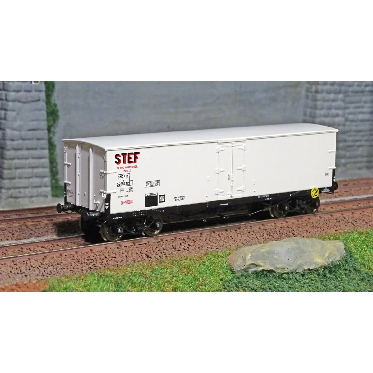 Ree models WB-580 Wagon TP FRIGO Origin, SNCF, STEF, ep. III - WB-580