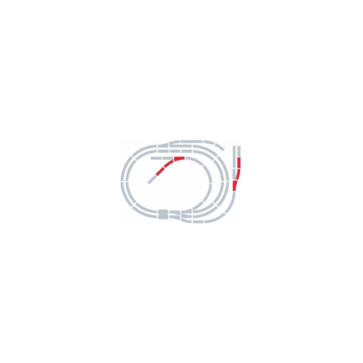 Jouef R 8226 Track Extension Set F - Jouef - R8226 Jouef R 8226 Track Extension Set F - Jouef - R8226