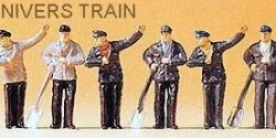 Preiser 14014 Figures, Steam Locomotive Personnel - Preiser - Preis...