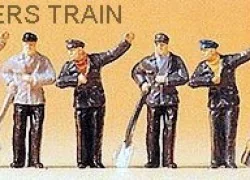 Preiser 14014 Figures, Steam Locomotive Personnel