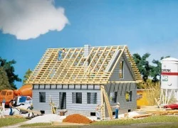 Faller 130303 Model Kit, House Under Construction