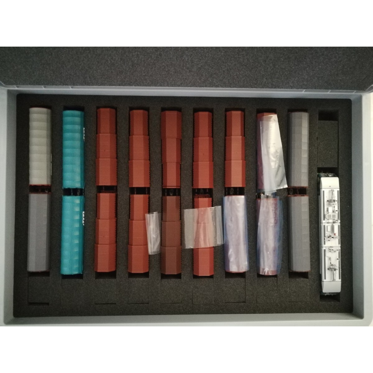 BR-LA-HO-10 Set de 10 Boîtes de rangement en large pour trains électriques HO DP2C - Distri Model BR-LA-HO-10 - 4