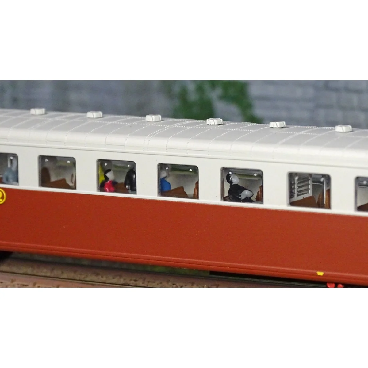 Mistral 21-05-S001 X 3703 diesel railcar, Red/Cream, Ile Napoléon, ...