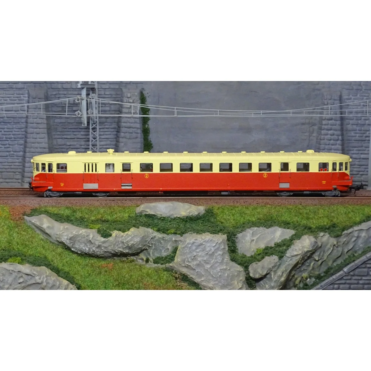 Mistral 21-05-S002 Diesel railcar X 3709, Red/Cream, Strasbourg, SN...
