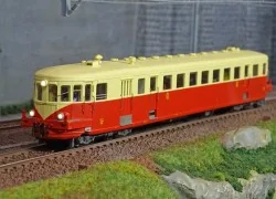 Mistral 21-05-S002 Diesel railcar X 3709, Red/Cream, Strasbourg, SNCF