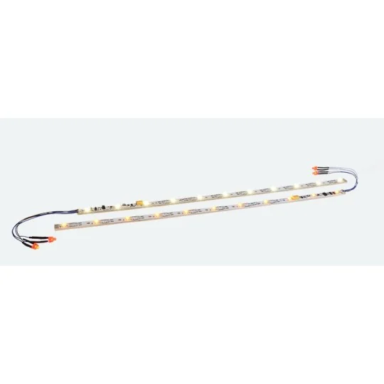 Esu_50709-ESU 50709 Wagon Lighting Board, 11 Yellow LEDs, 255mm, wired with end-of-train LEDs, with decoder