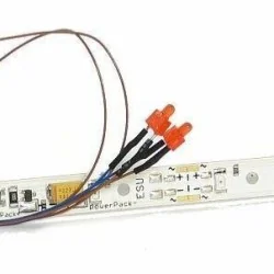 ESU 50702 Wagon lighting circuit board, 11 yellow LEDs, 255mm, pre-wired with...