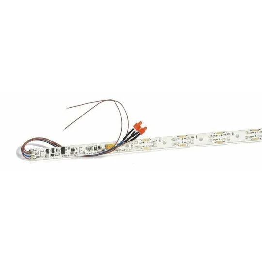 ESU 50702 Wagon Lighting Board, 11 Yellow LEDs, 255mm, Wired with E... Esu_50702-ESU 50702 Wagon Lighting Board, 11 Yellow LEDs, 255mm, Wired with End-of-Train LEDs