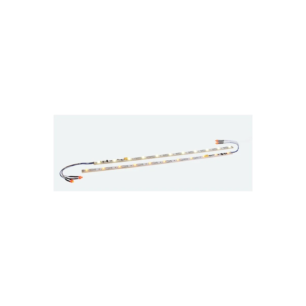 Esu 50702 Platine éclairage wagon, 11 LED Jaune, 255mm, cablé avec LEDs de fin de convoi Esu Esu_50702 - 2