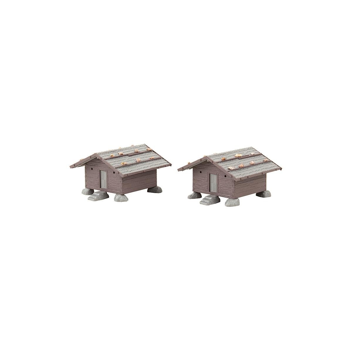 Faller 130636 Model Kit, Set of 2 Hay Barns - FALLER_130636