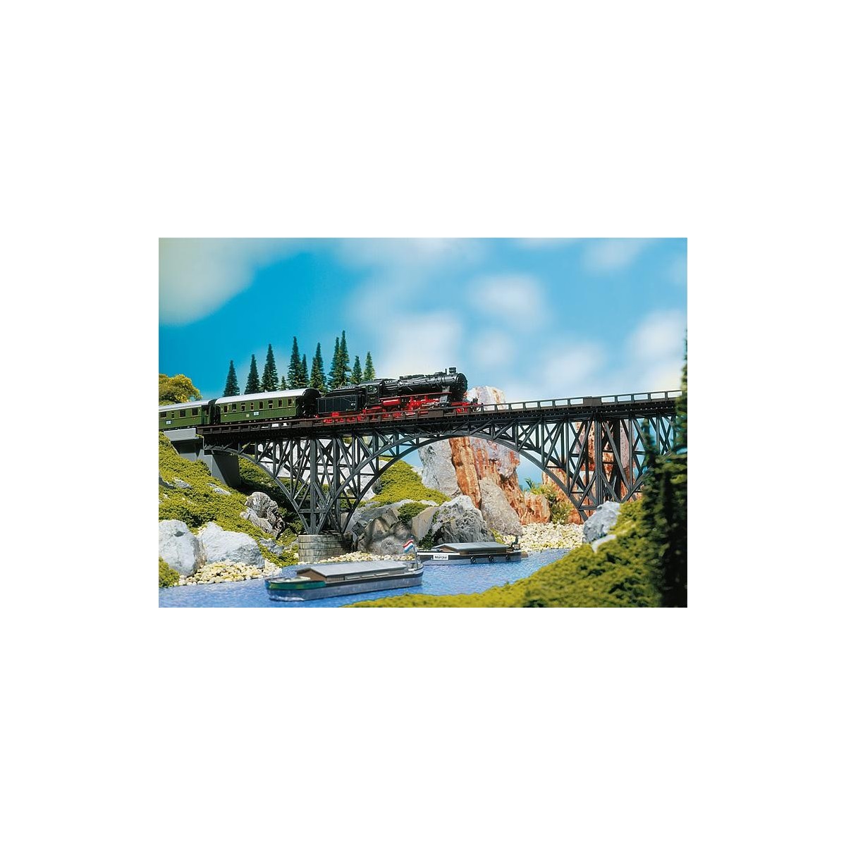 Faller 120541 Model Kit, Metal Load-Bridge - Faller_120541