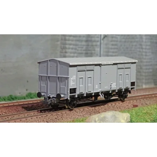 Roco_76600-Roco 76600 Covered Wagon, FS, with sloping roofs