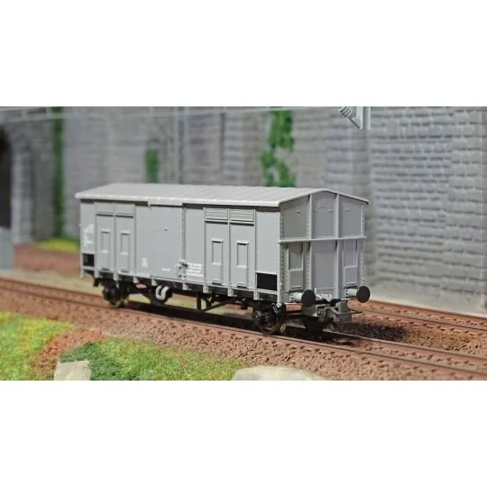 Roco_76600-Roco 76600 Wagon couvert, FS, avec toits pentus