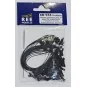 XB-934-REE Modeles XB-934 Attelage CONDUCTEUR à AIMANT NEM362, 3 Tailles S/M/L (8 paires)