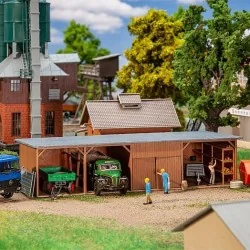 Faller 120096 Model Kit, Warehouse Hangar - Faller - Faller_120096