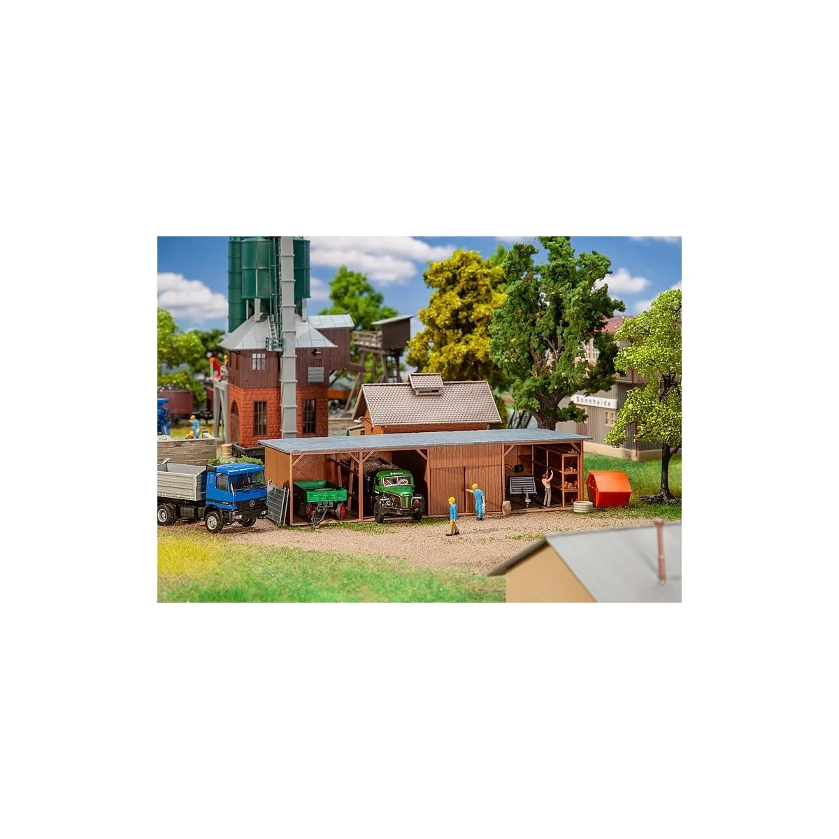 Faller 120096 Model Kit, Warehouse Hangar - Faller_120096