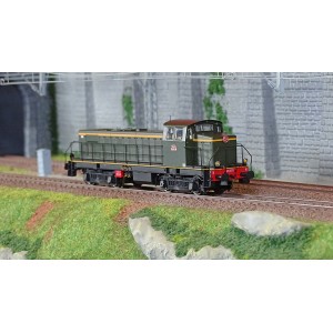 Ree Access JM007S Locomotive diesel 040 DE 532 Livrée d'origine, plaques en relief, SNCF, digitale sonore Ree Modeles JM-007.S -