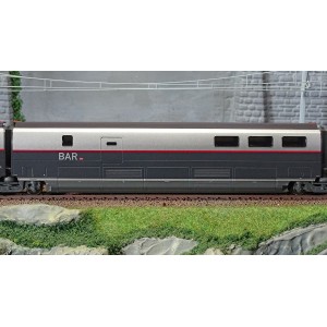 Jouef HJ3016 Set de 3 voitures intermédiaire TGV Duplex Carmillon, SNCF, 1ere classe et bar Jouef HJ3016 - 4