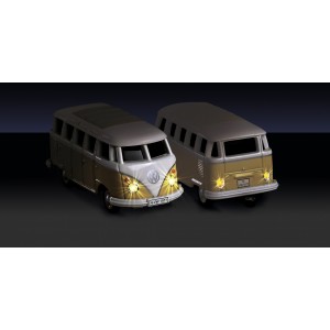 Bus Volkswagen T1 SambaBus + caravane 2.4GHz RTR 1/87 Carson  500504164 - 8