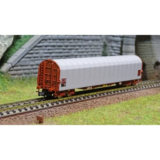 Fle_837704-Fleischmann 837704 Sliding Tarpaulin Wagon, SNCF