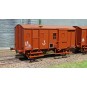 EPM_51.00.12-EPM 51.00.12 Set of 3 freight wagons, US vans, red UIC, red roof and chassis, SNCF, ep.V-VI