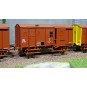EPM_51.00.12-EPM 51.00.12 Set de 3 wagons marchandise Fourgons Us, rouge UIC, toit et châssis rouge, SNCF,  ep.V-VI