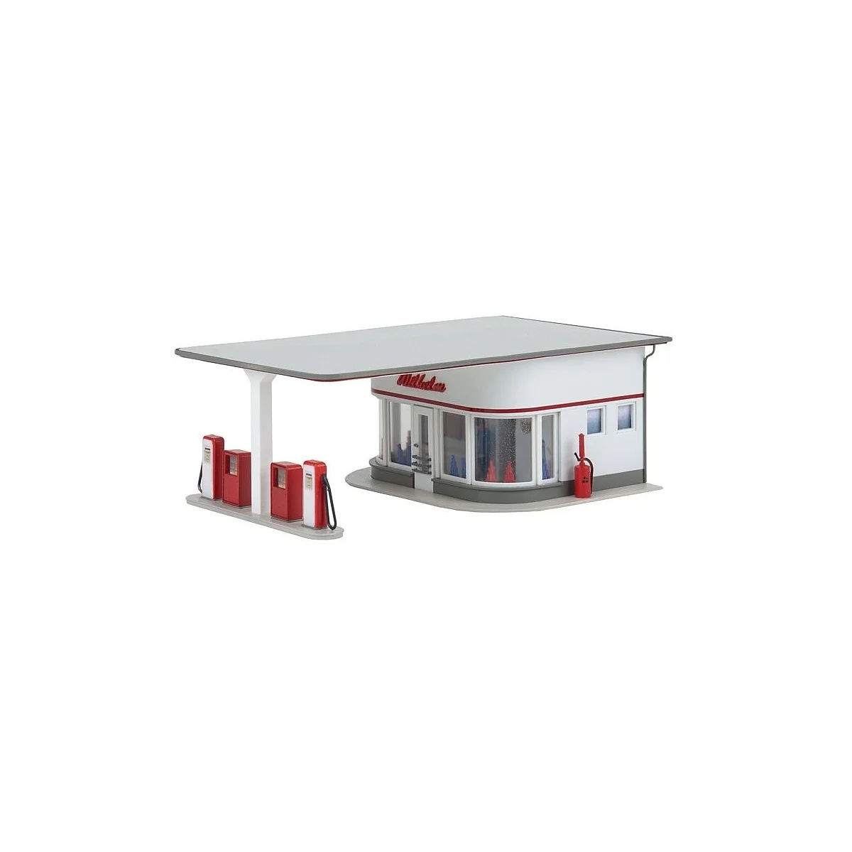 Faller 130590 Model Kit, 1950s Gas Station - FALLER_130590