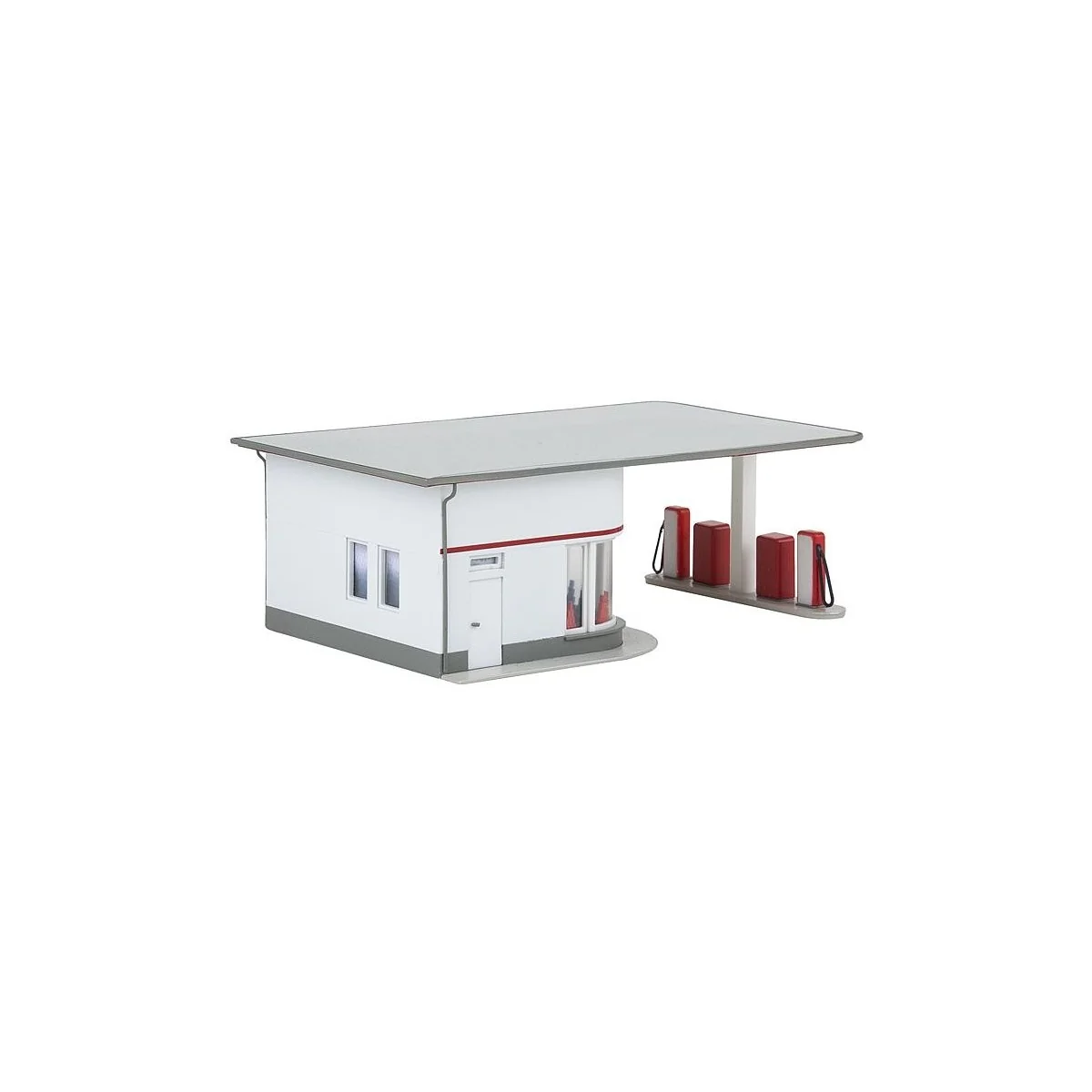 Faller 130590 Model Kit, 1950s Gas Station - FALLER_130590