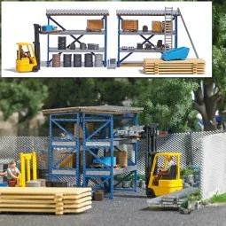 Busch 7845 Forklift with driver - Busch_7845