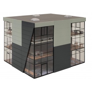 Faller 130156 Maquette, immeuble de bureaux Faller Faller_130156 - 2