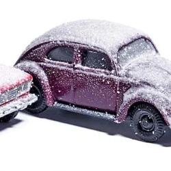 Busch 89010 Véhicules Set de 3 Voitures enneigées Busch véhicule Busch_89010 - 1