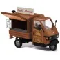 Busch_48495-Busch 48495 Piaggio Ape 50 Marrons Chauds
