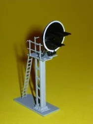 SD-RVJ-04 Signal cablé 4 feux, disque, en métal france fournitures modelisme SD-RVJ-04 - 1