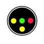 SD-RVJ-04 Wired signal 4 lights, disc, metal SD-RVJ-04-SD-RVJ-04 Wired signal 4 lights, disc, metal