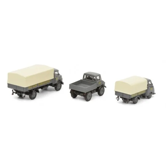 Schuco 452646200 Set of 3 DB trucks Schuco_452646200-Schuco 452646200 Set of 3 DB trucks