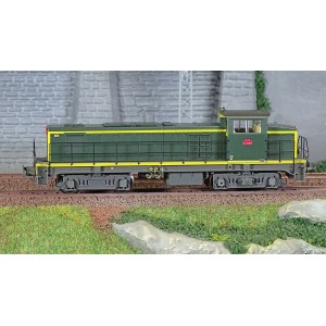 Ree Access JM014 Locomotive diesel BB 63010, Livrée vert 301, plaques en relief, SNCF Ree Modeles JM-014 - 2