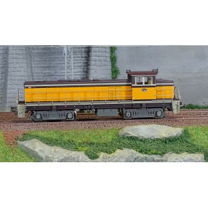 Ree Access JM015 Locomotive diesel BB 63095, Livrée Arzens Chamois 432, plaques en relief, SNCF Ree Modeles JM-015 - 2