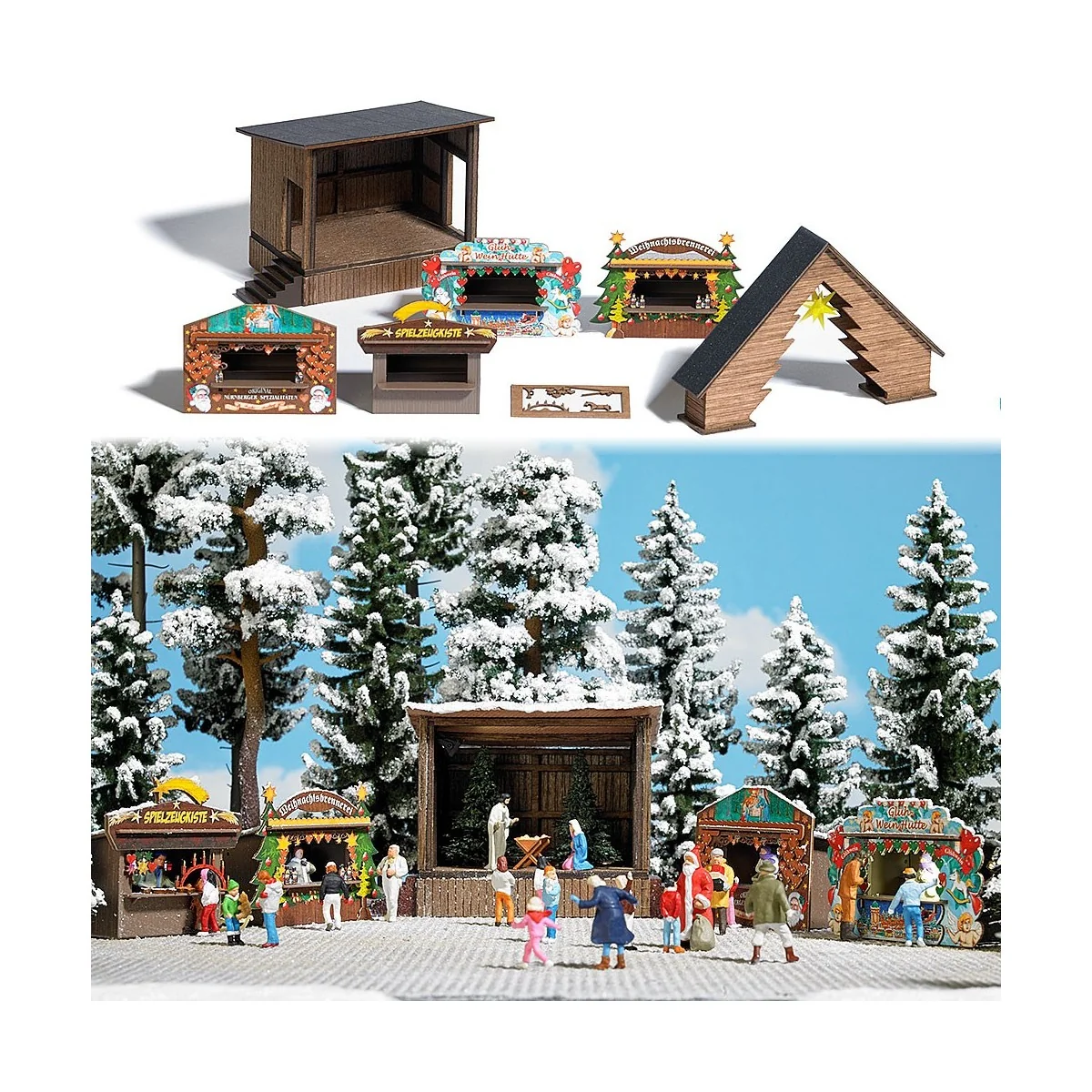 Busch 1183 Christmas Market - Busch_1183