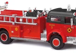 Busch 46018 Fire Truck, France - Busch véhicule - Busch_46018