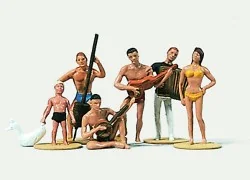 Preiser 0212174 Characters, Musicians on the Beach - Preiser - Prei...