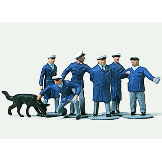 Preiser_0212246-Preiser 0212246 Personnages, Policiers