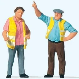 Preiser 28235 Figure, Yellow Vests - Preiser - Preiser_28235