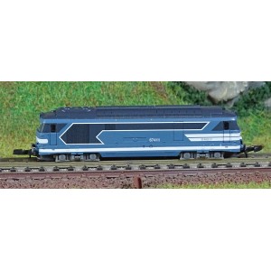Azar L01-BL3D Locomotive diesel BB 67411, SNCF, livrée bleue, logo nouille, digitale, échelle Z AZAR Models AZAR_L01-BL3D - 2