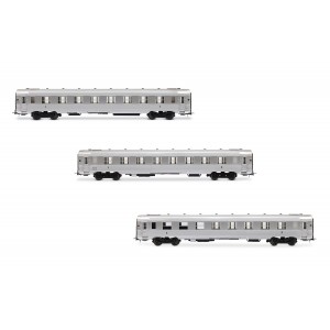 Jouef HJ4175 Set de 3 voitures voyageurs courtes DEV Inox, SNCF, B8 / B8 / A6D, ep.III Jouef HJ4175 - 5