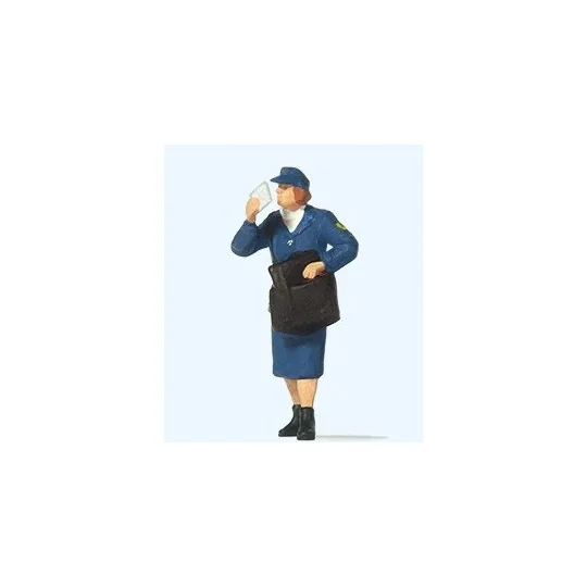 Preiser_28243-Preiser 28243 Character, Postwoman