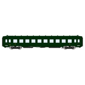 Ree Modeles VB390 Voiture voyageurs DEV AO courte, SNCF, B10 U52, vert 306, ep.III Ree Modeles VB-390 - 1