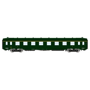 Ree Modeles VB391 Voiture voyageurs DEV AO courte, SNCF, A8 U53, vert 306, ep.III Ree Modeles VB-391 - 1