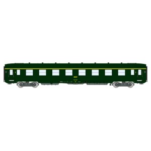 Ree Modeles VB394 Voiture voyageurs DEV AO courte, SNCF, A8 U53, vert 301, ep.IV Ree Modeles VB-394 - 1